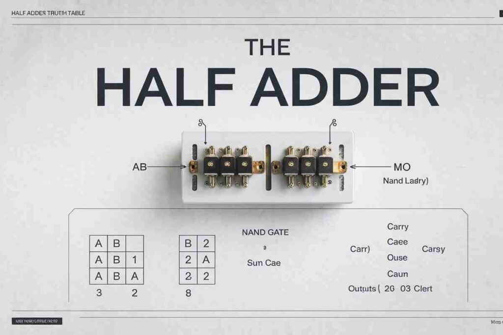 Half Adder Using NAND Gate