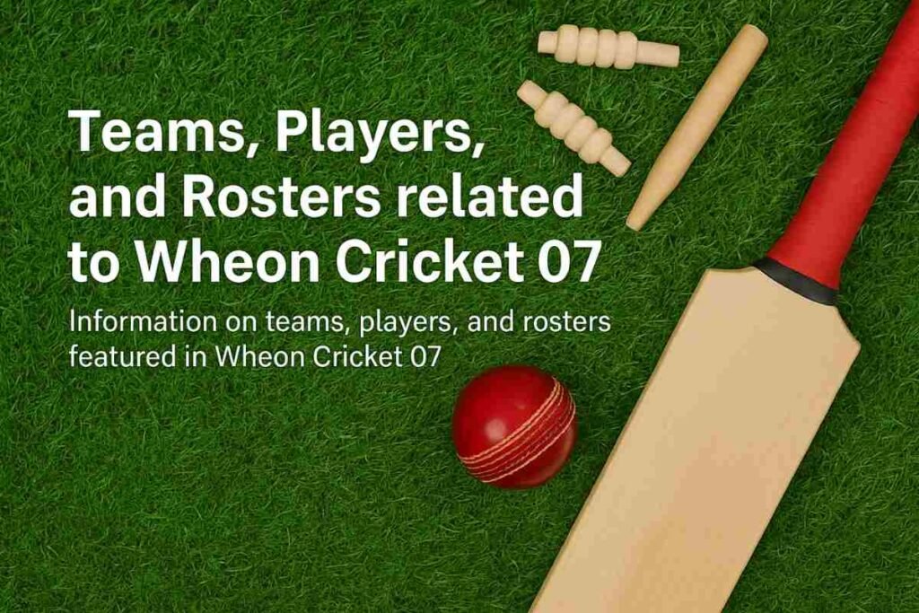 wheon cricket 07